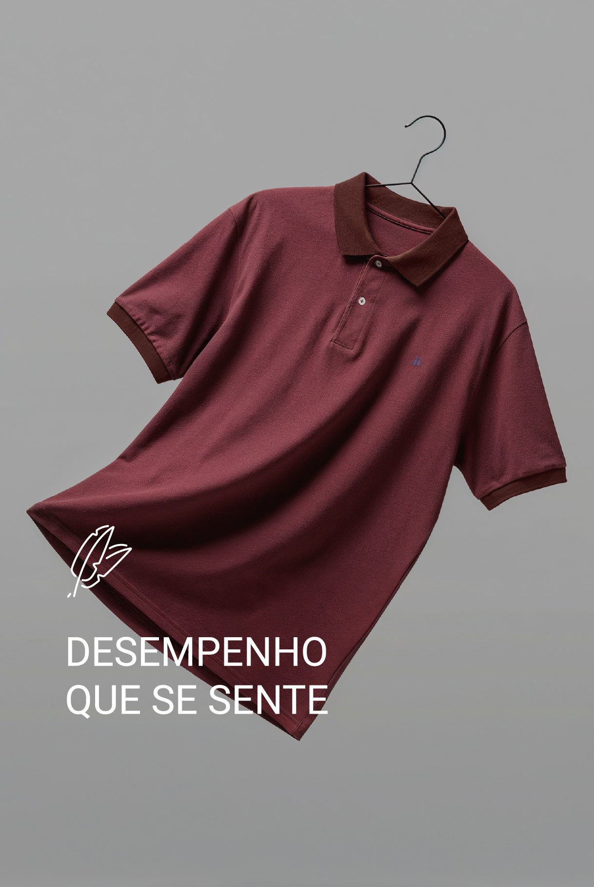 Camisa de boliche ICE para homens, mangas curtas, azul halo mesclado