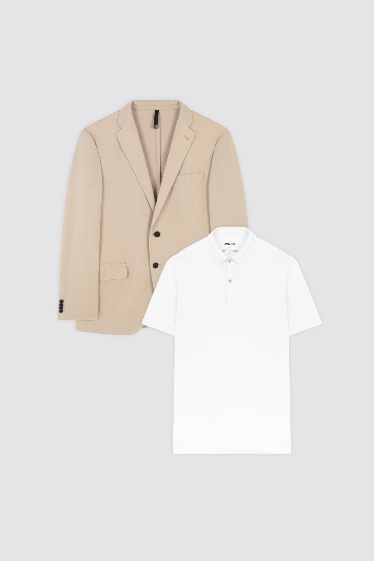 Pack Blazer / Americana + Polo Ranger - Sepiia ropa tecnológica antimancha