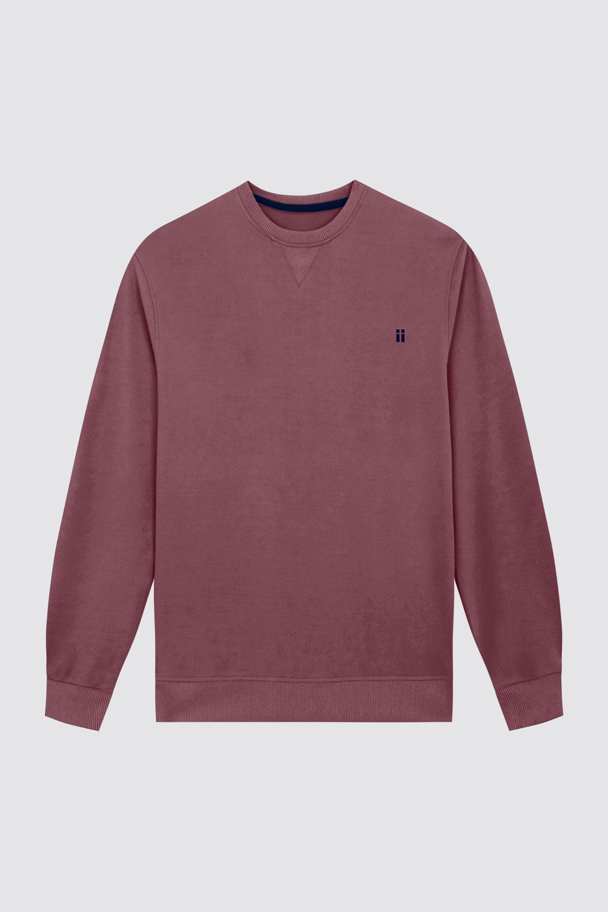 Sudadera Pique Granate - Sepiia, vista plana