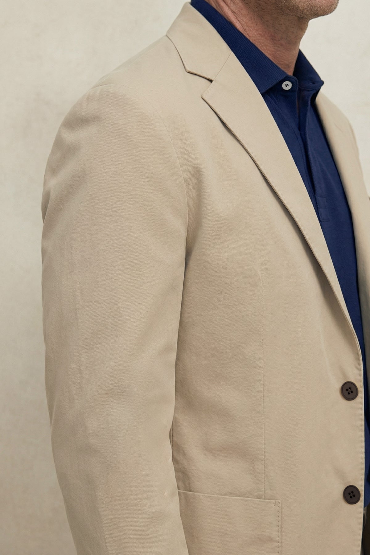 Look completo con Americana hombre beige Nova - Sepiia ropa tecnológica