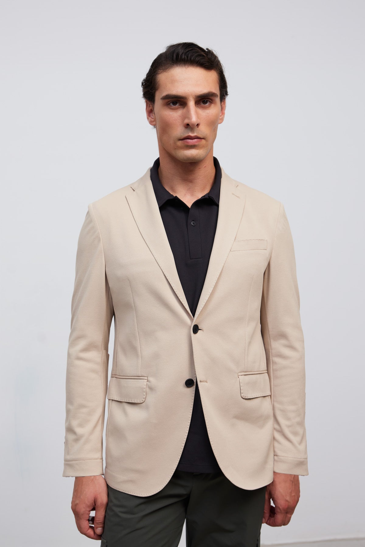 Pack Blazer Nomad + Camiseta Soft - Sepiia, vista plana