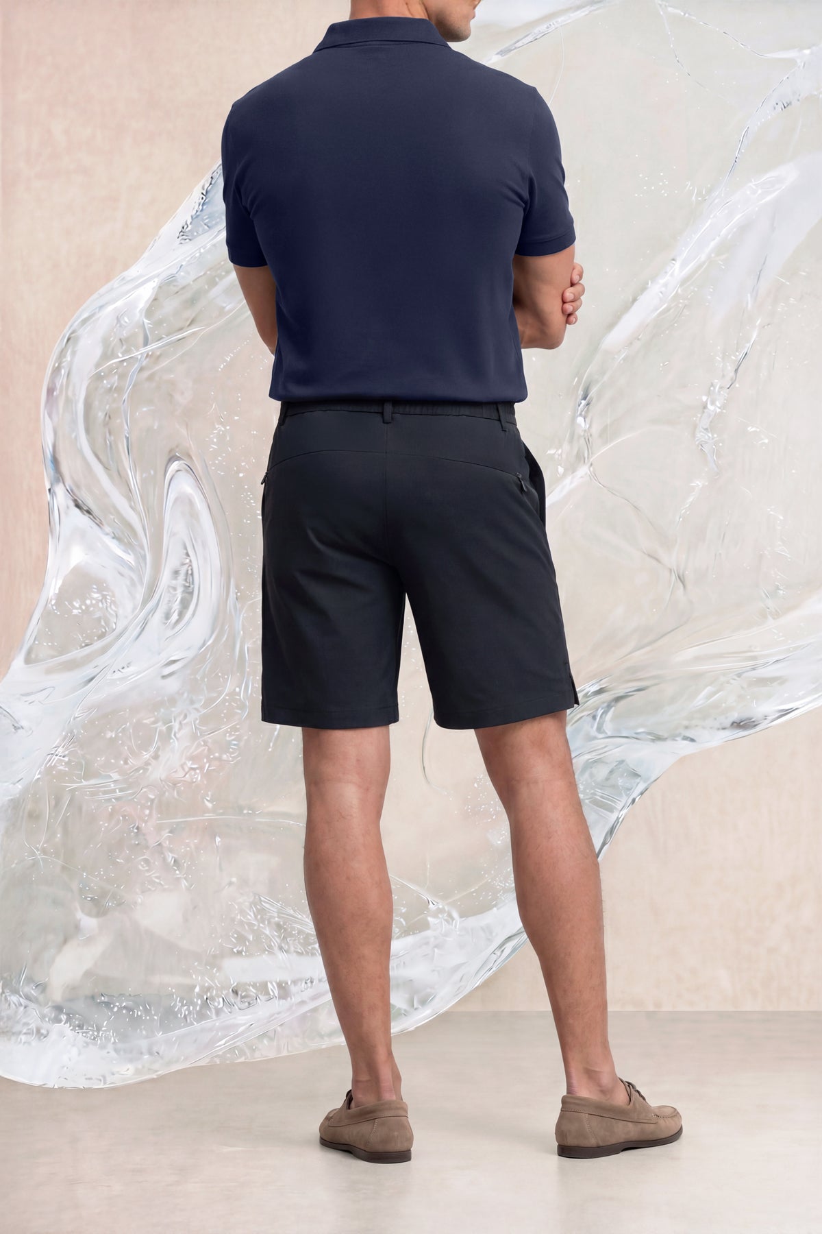 Bermuda hombre azul oscuro ICE