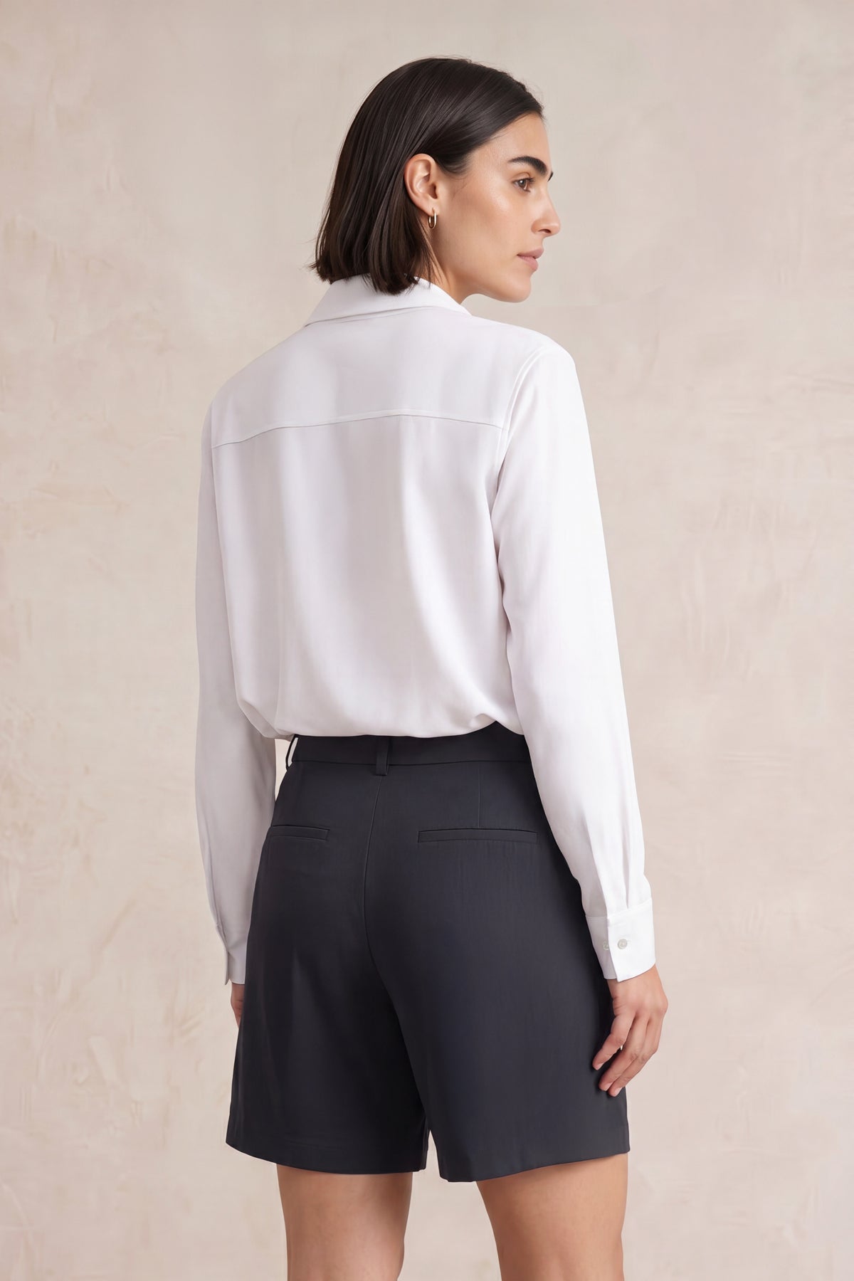 Women's oversized white shirt