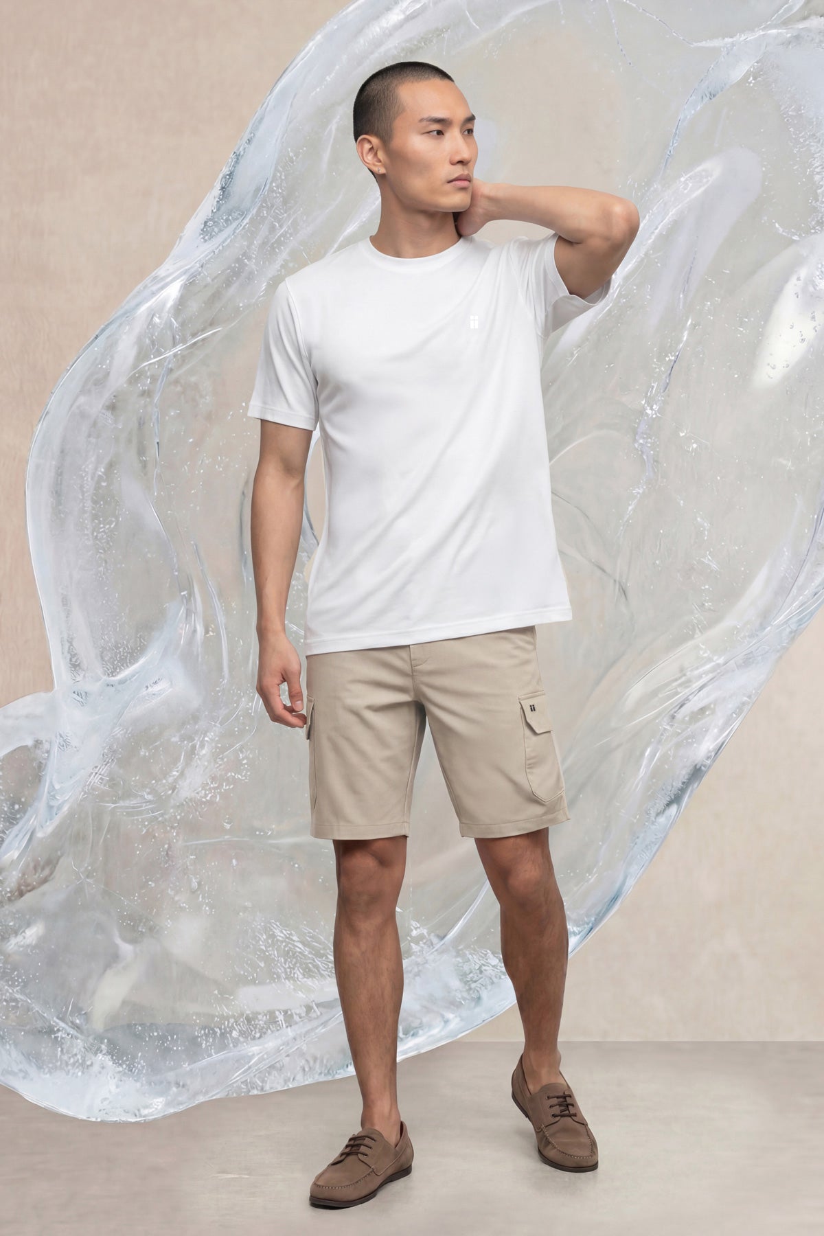 Men's white Ice T-shirt