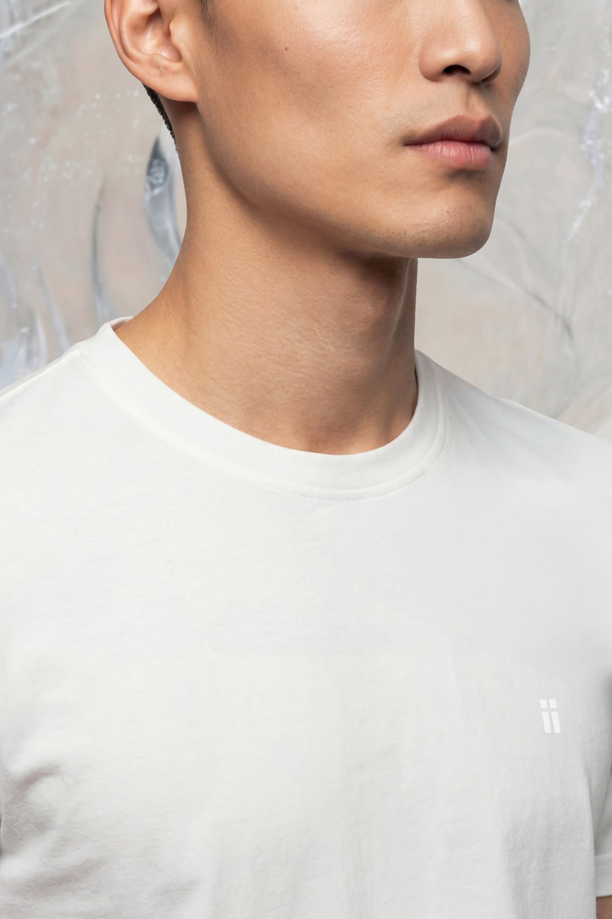 Camiseta hombre blanco Ice