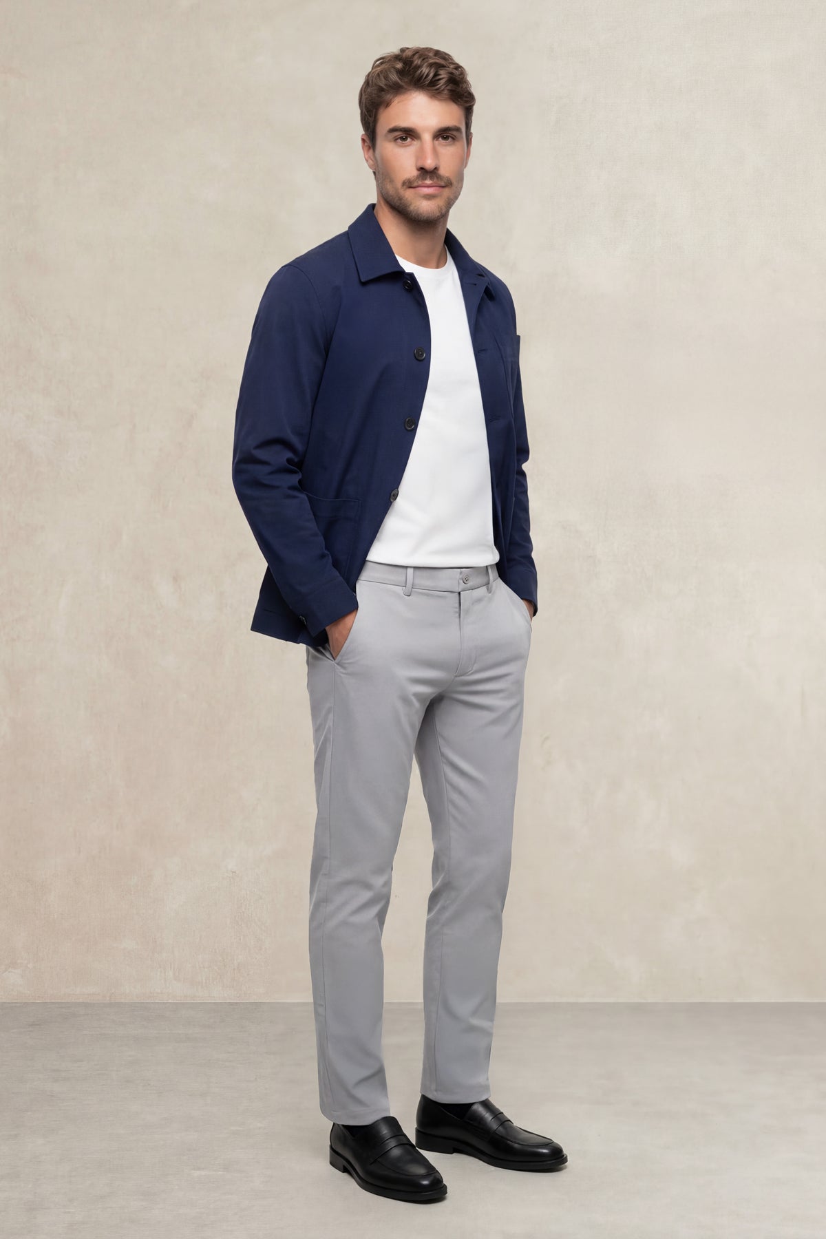 Men's navy worker jacket Nova