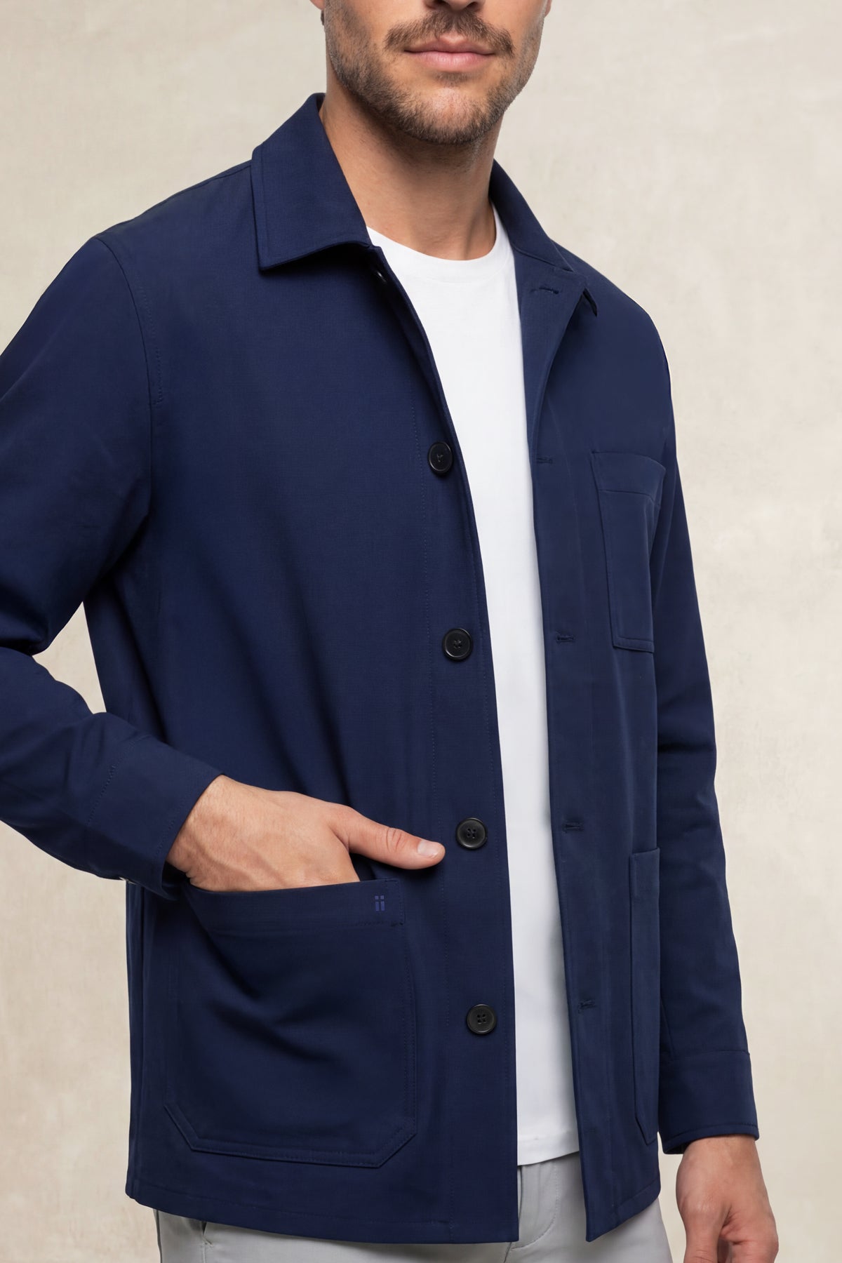 Chaqueta worker hombre azul oscuro Nova