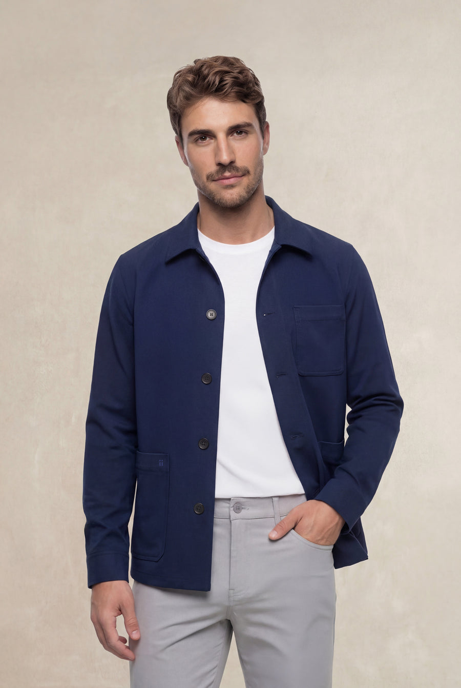 Men's navy worker jacket Nova