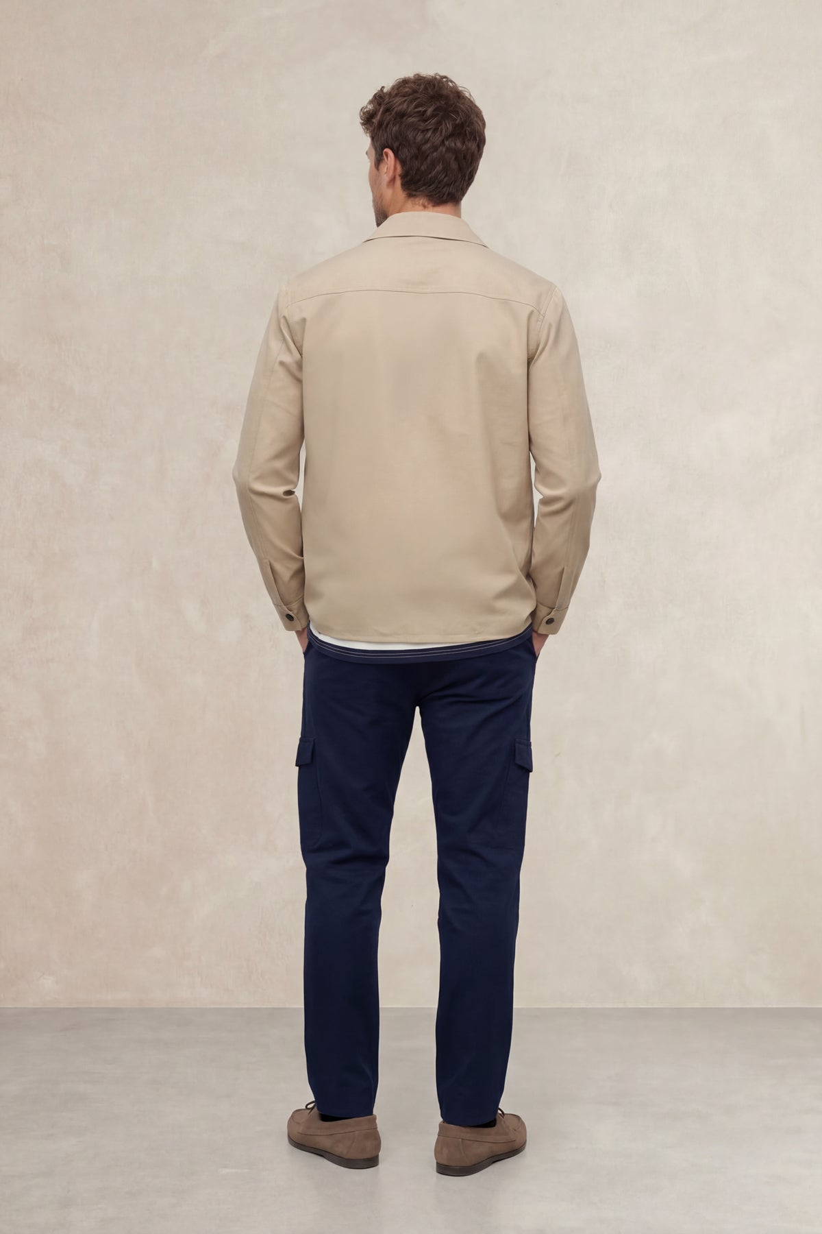 Chaqueta worker hombre beige Nova