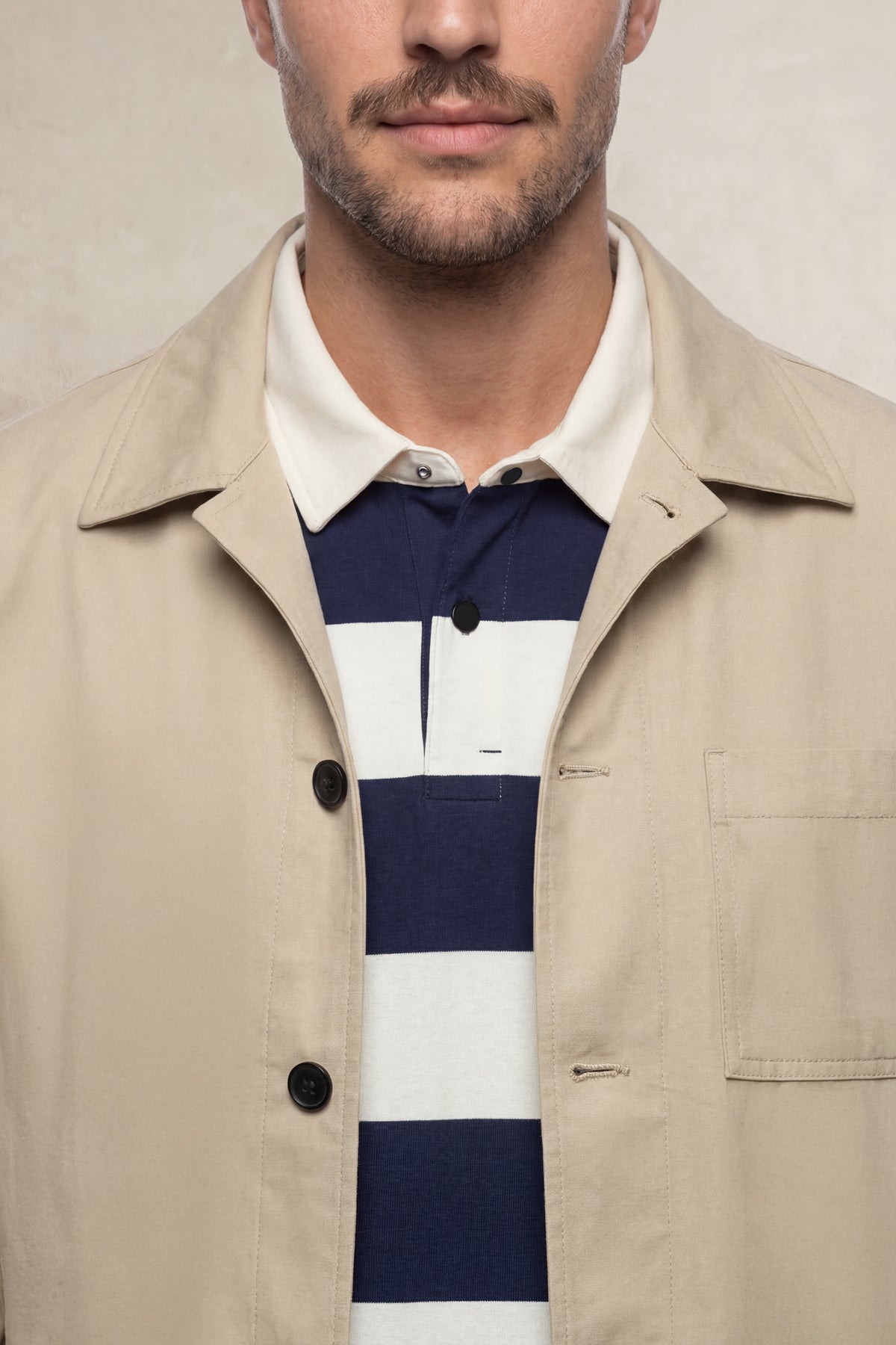 Men's Nova beige worker jacket