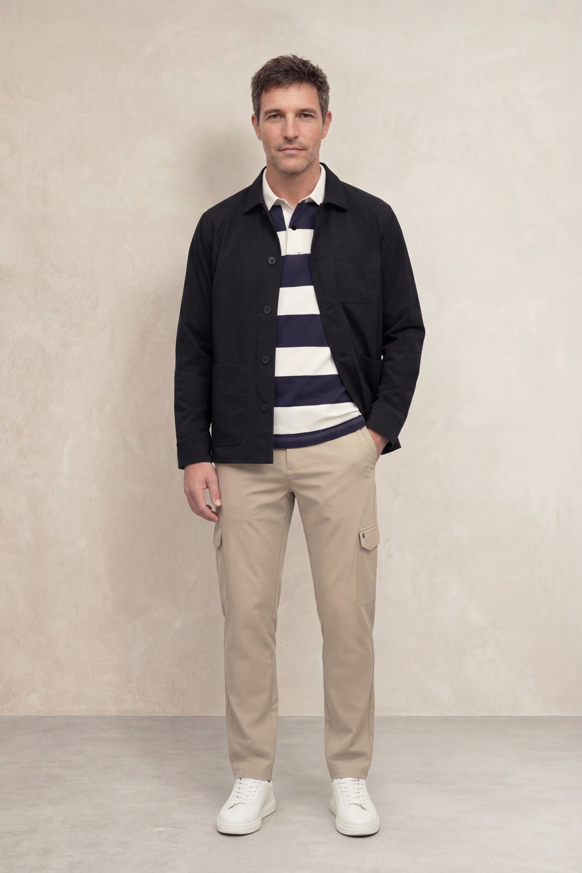 Chaqueta worker hombre negro Nova