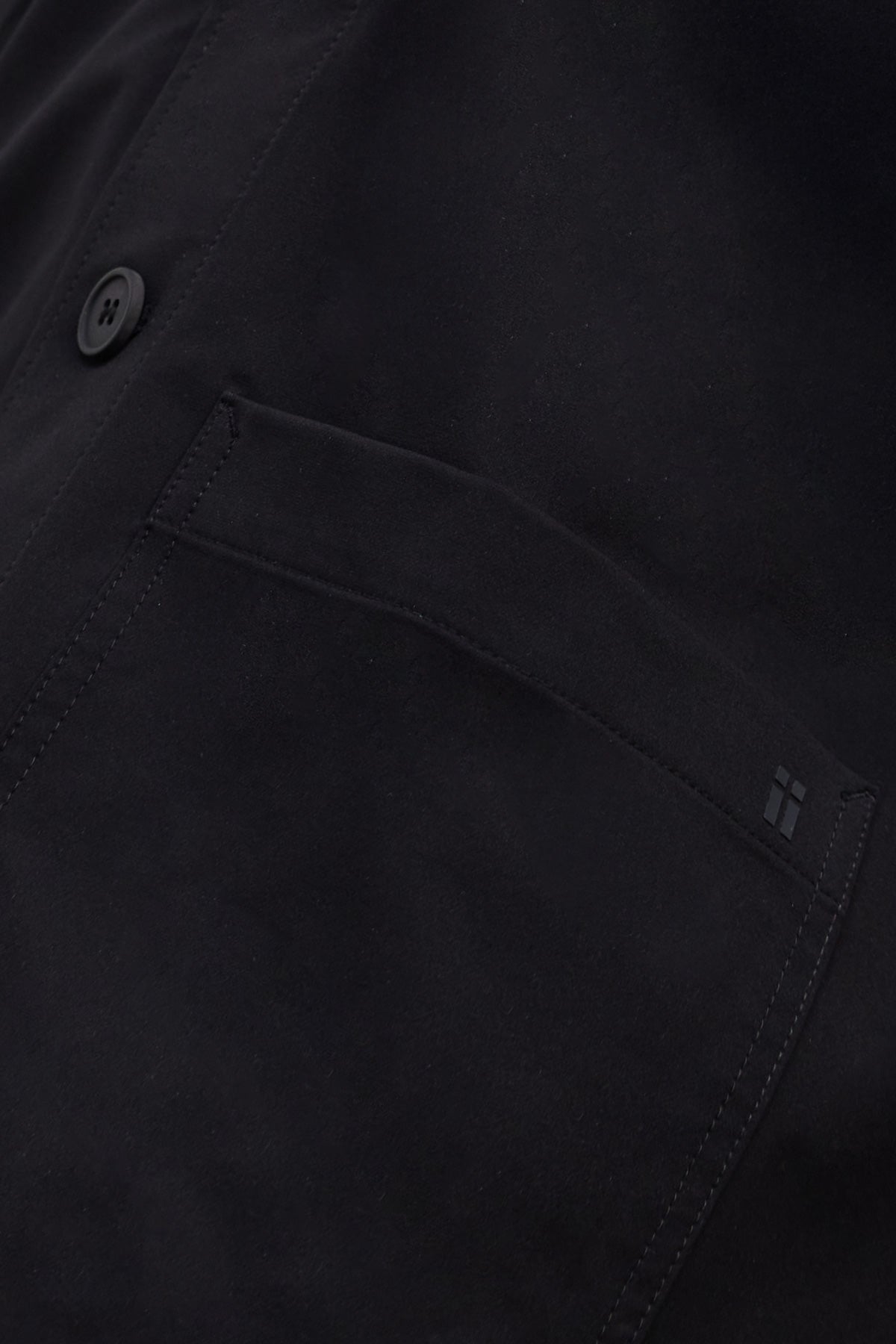 Chaqueta worker hombre negro Nova detalle
