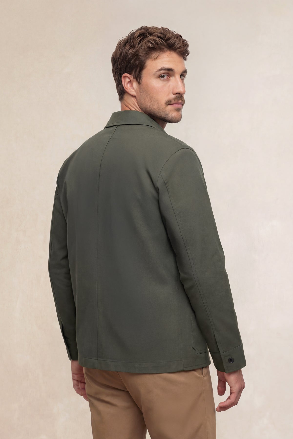 Nova green men's worker jacket