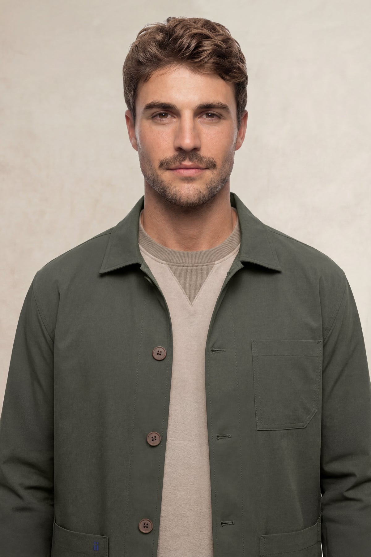 Chaqueta worker hombre verde Nova