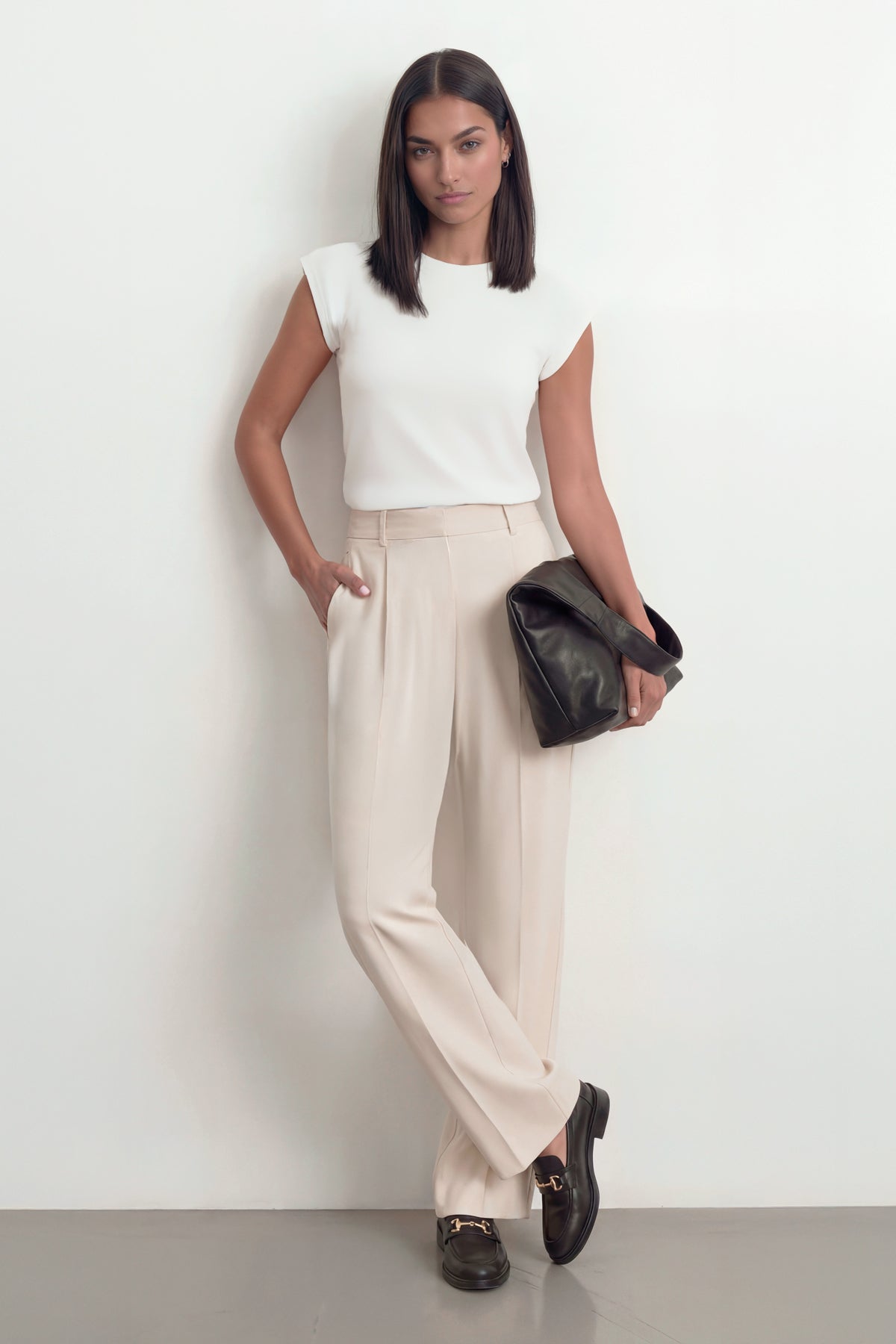 Camiseta mujer kimono blanco Soft outfit completo