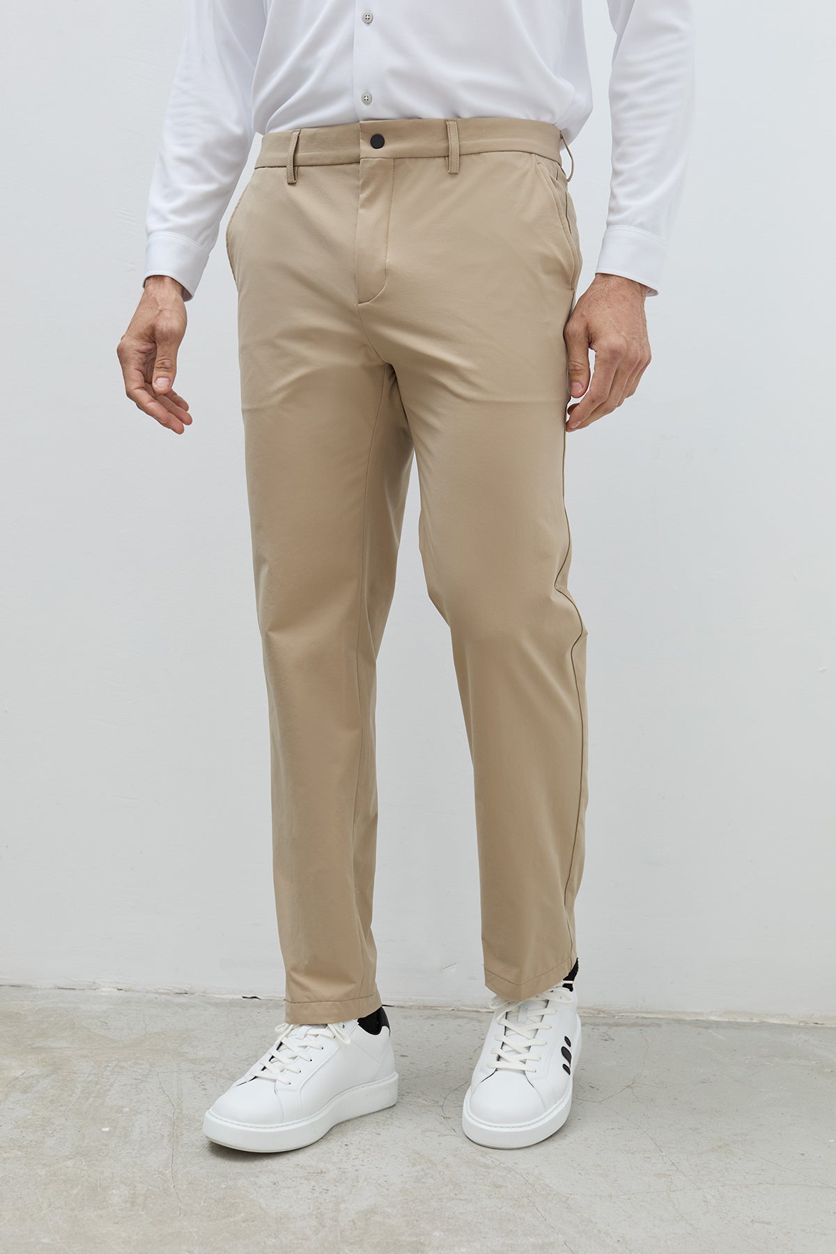 Pantalón beige slim Nova hombre