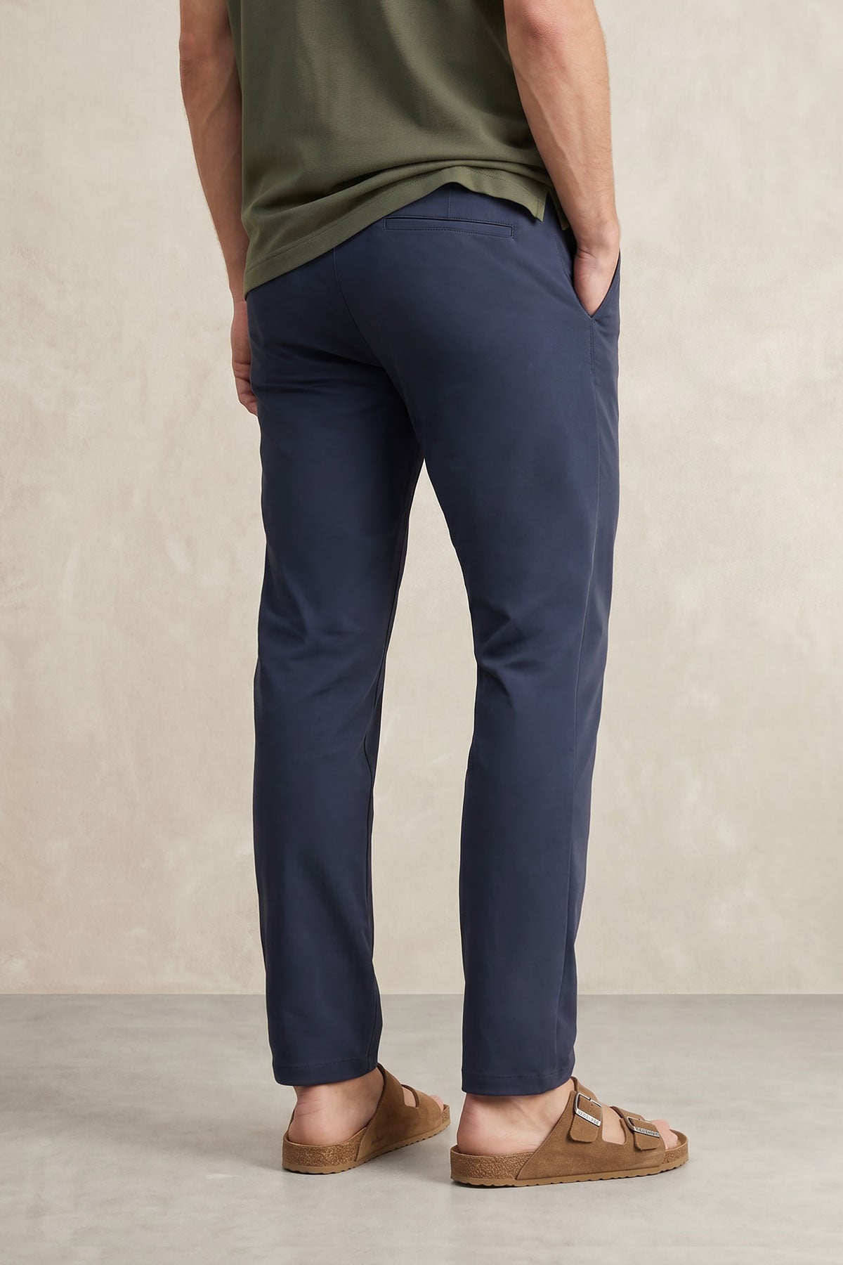 Pantalon chino hombre azul slim Nova