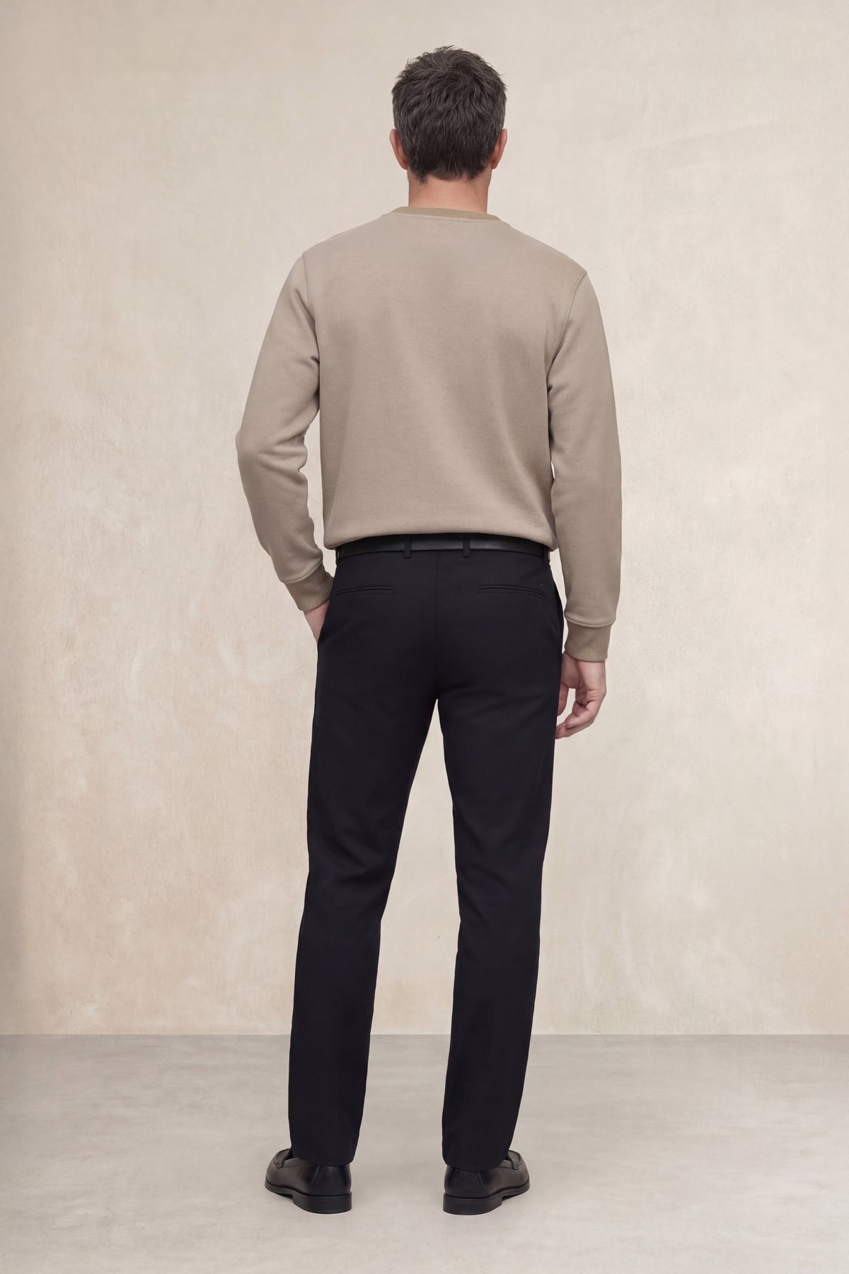 Pantalon chino hombre negro slim Nova - Sepiia ropa tecnológica antimancha