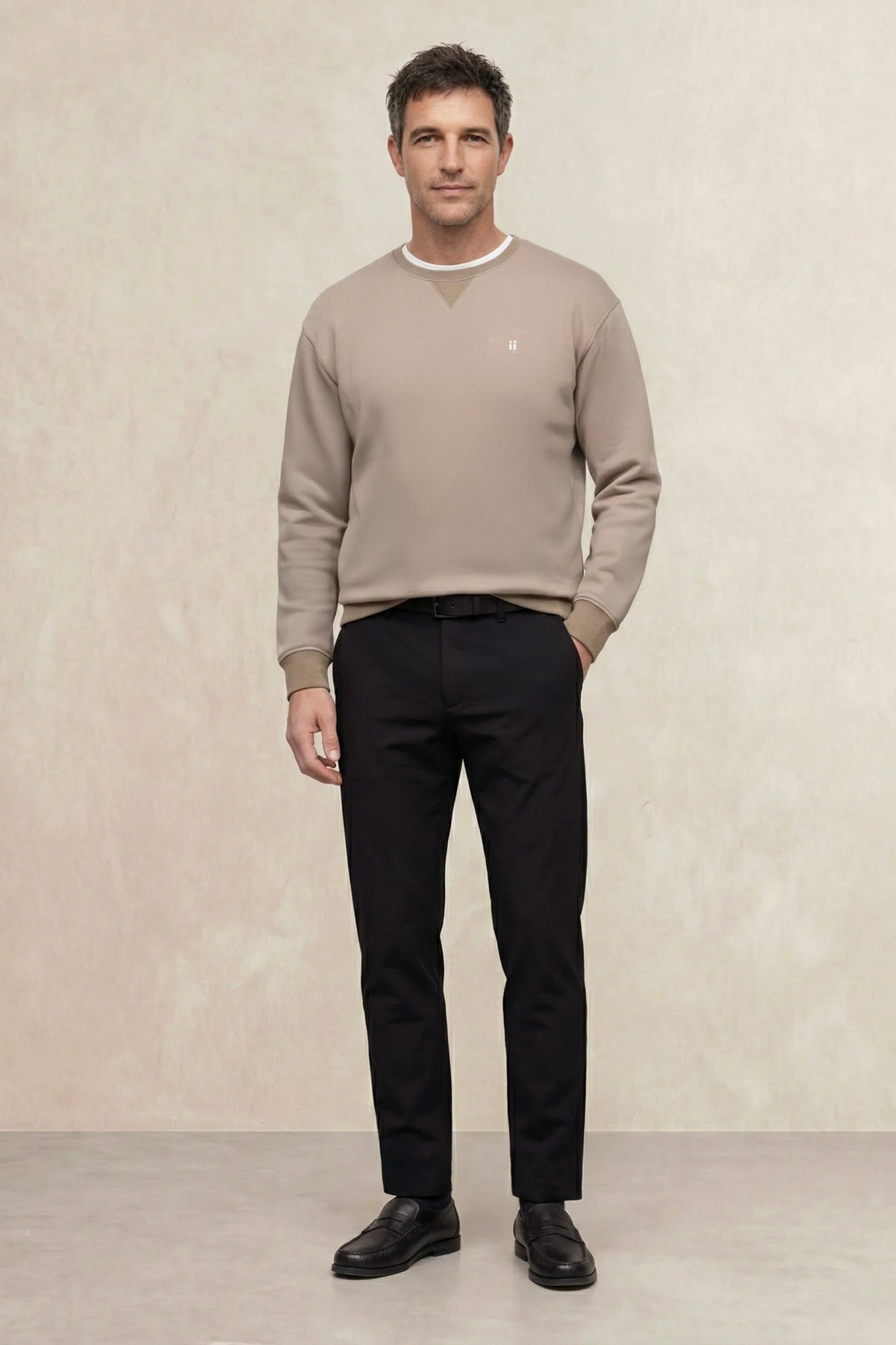 Pantalon chino hombre negro slim Nova - Sepiia ropa tecnológica antimancha