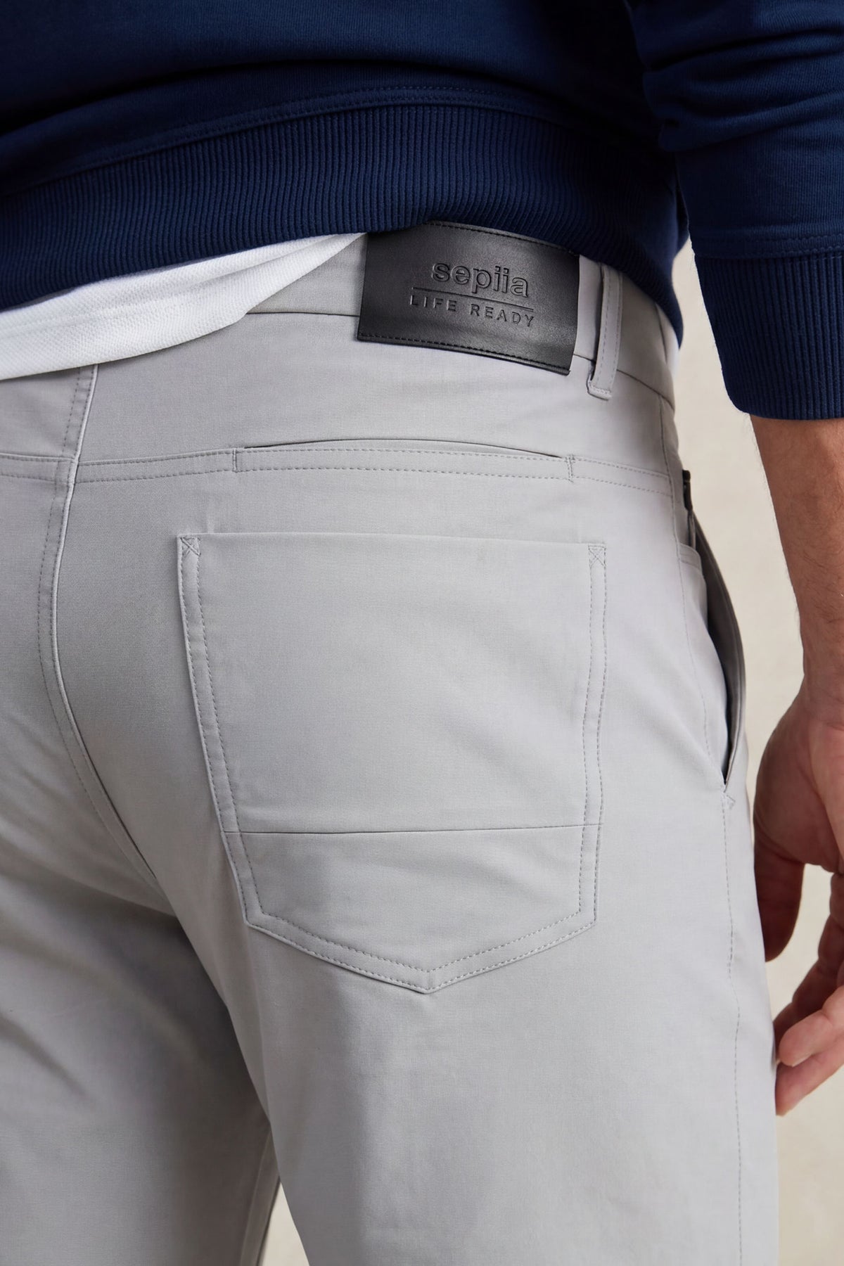 Pantalon hombre 6 bolsillos gris Nova