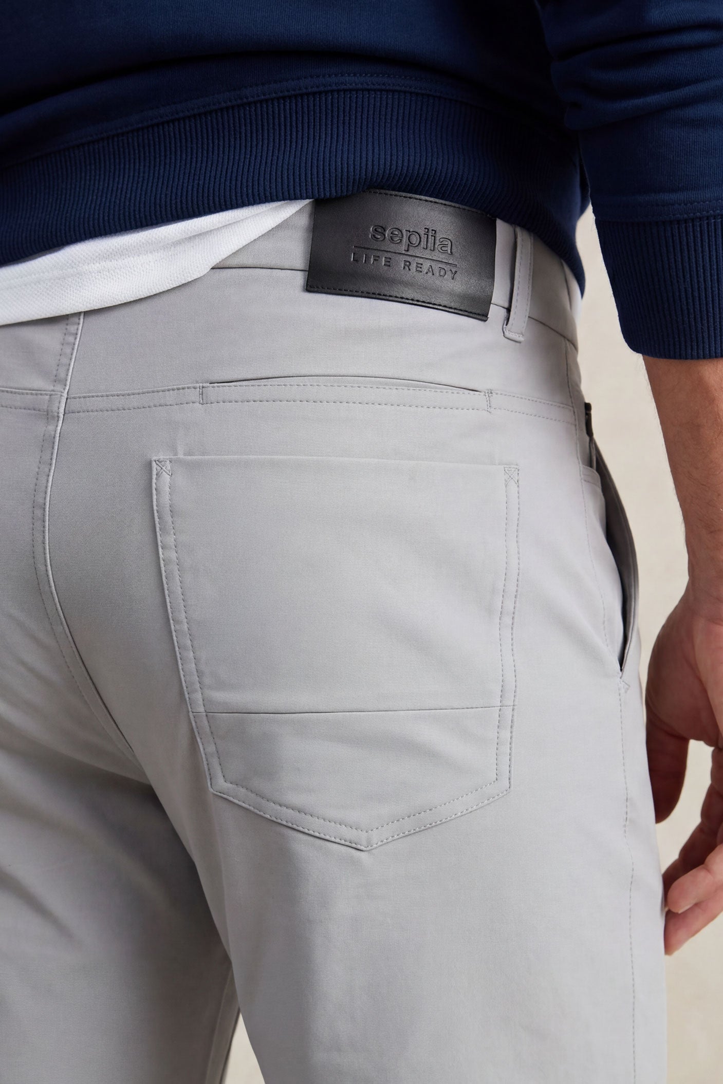 Pantalon hombre 6 bolsillos gris Nova