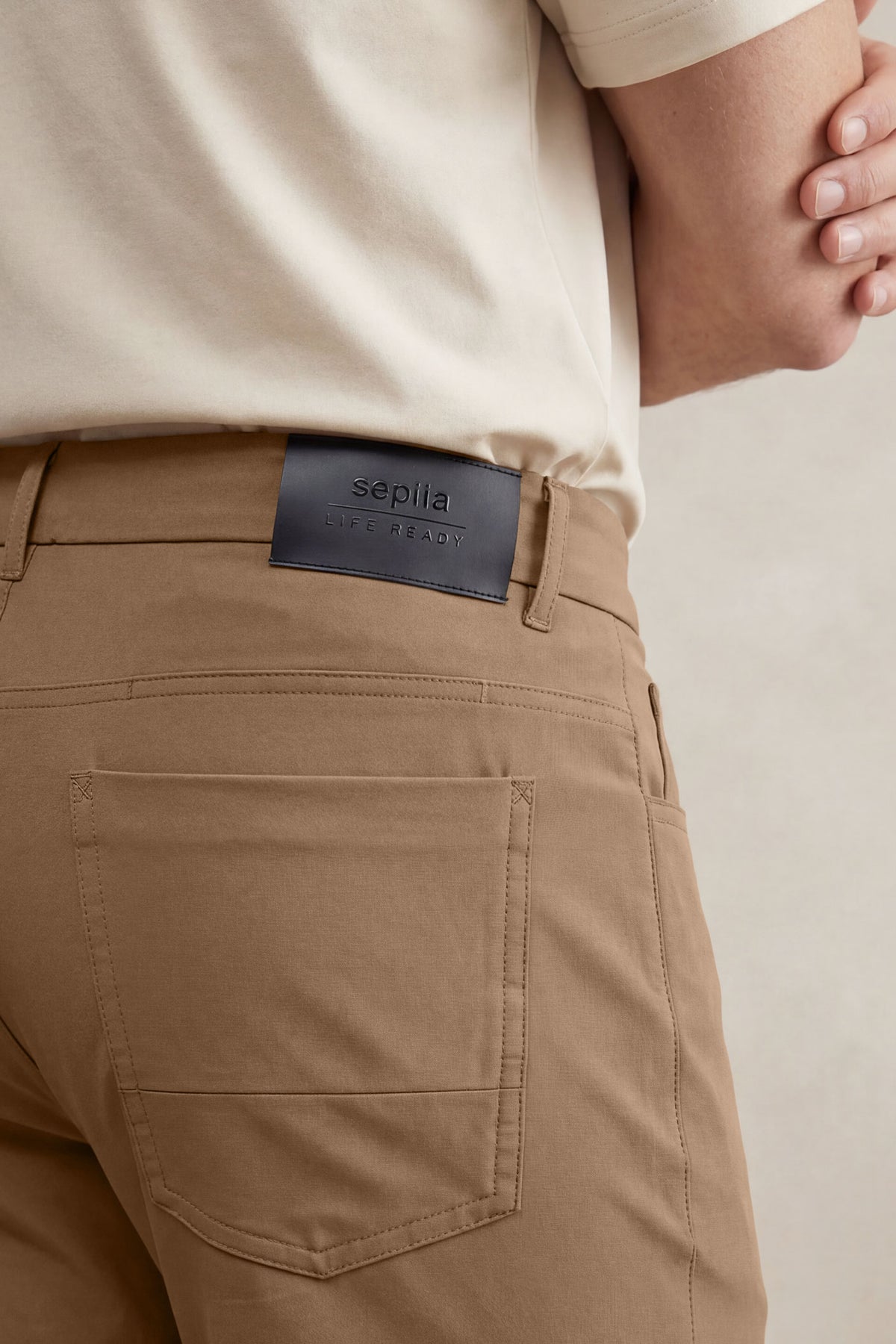 Pantalon hombre 6 bolsillos marrón Nova
