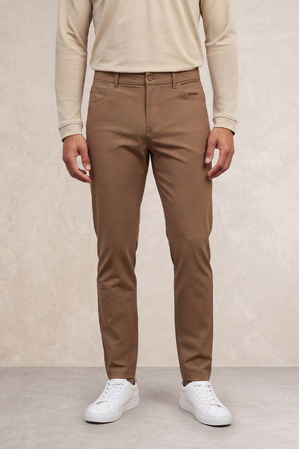 Pantalon hombre 6 bolsillos marron Nova