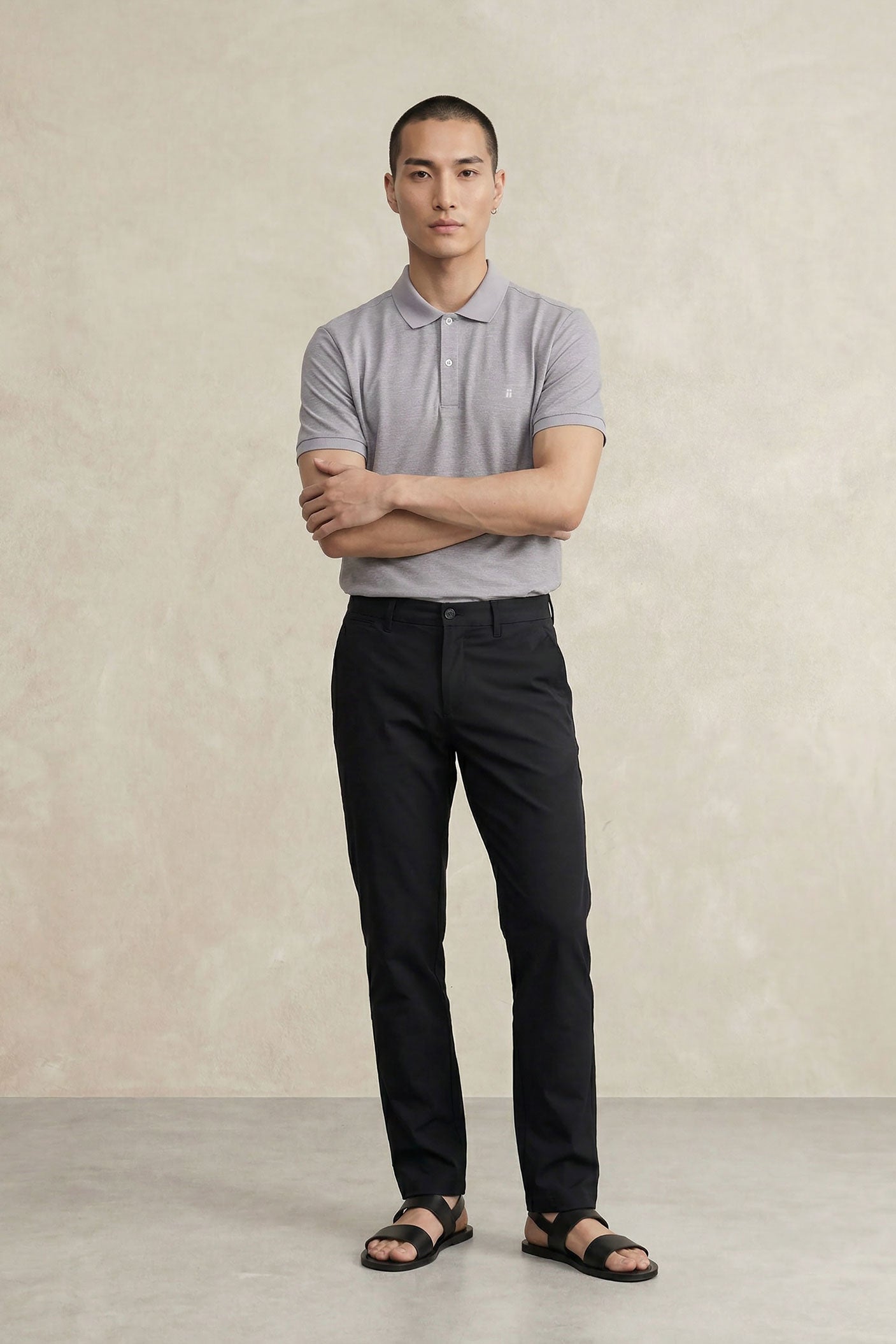 Pantalon hombre 6 bolsillos negro Nova