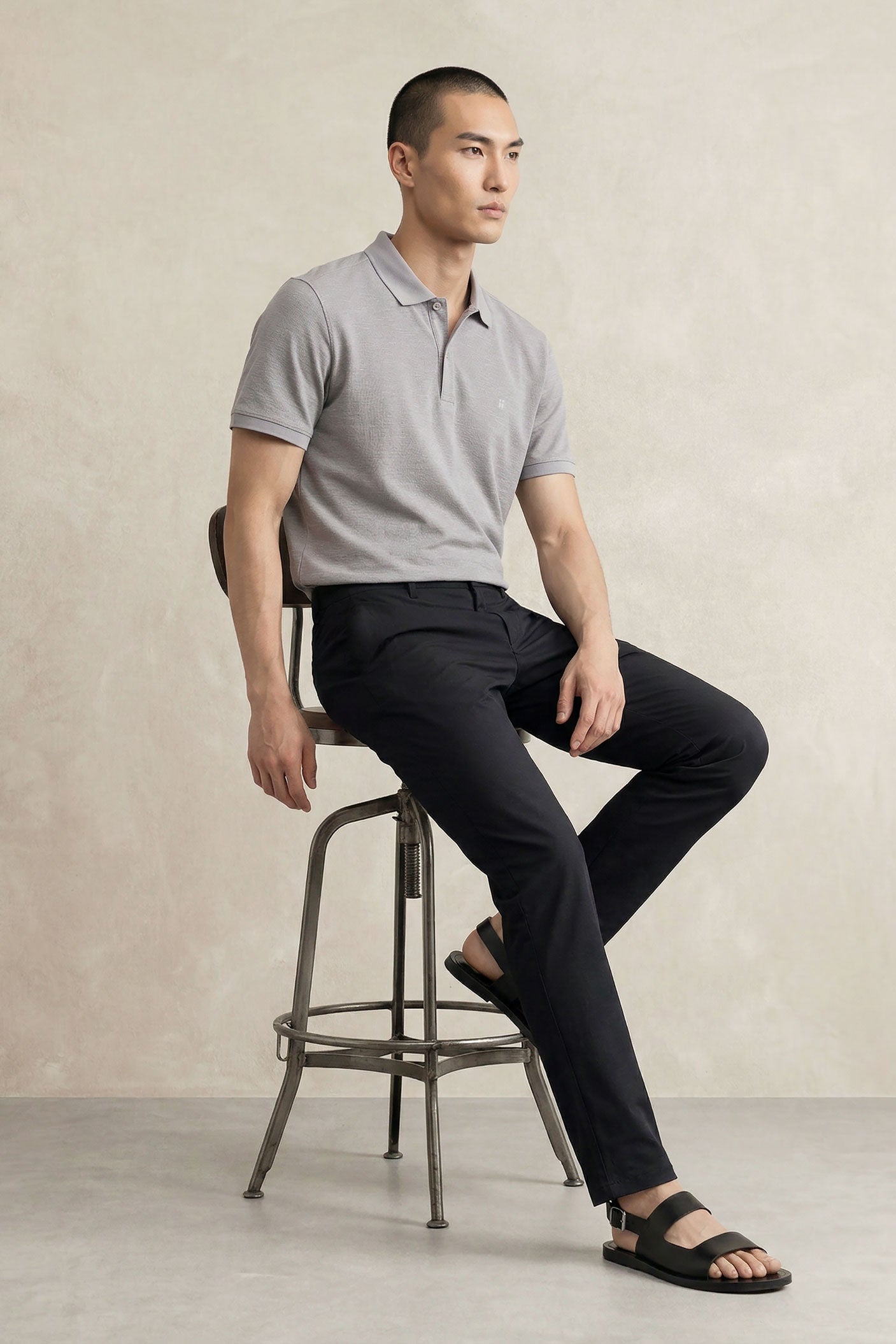 Pantalon hombre 6 bolsillos negro Nova