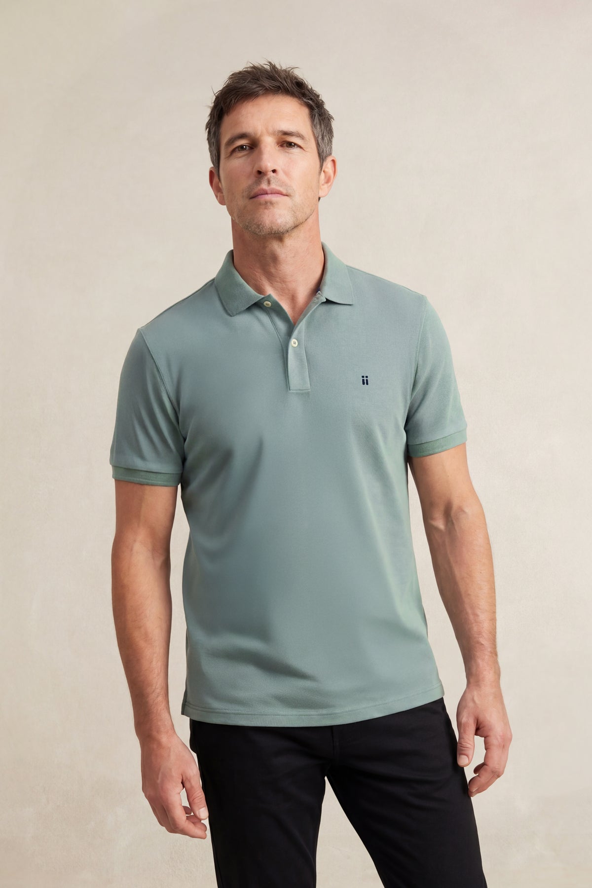 Polo manga corta hombre verde Ranger