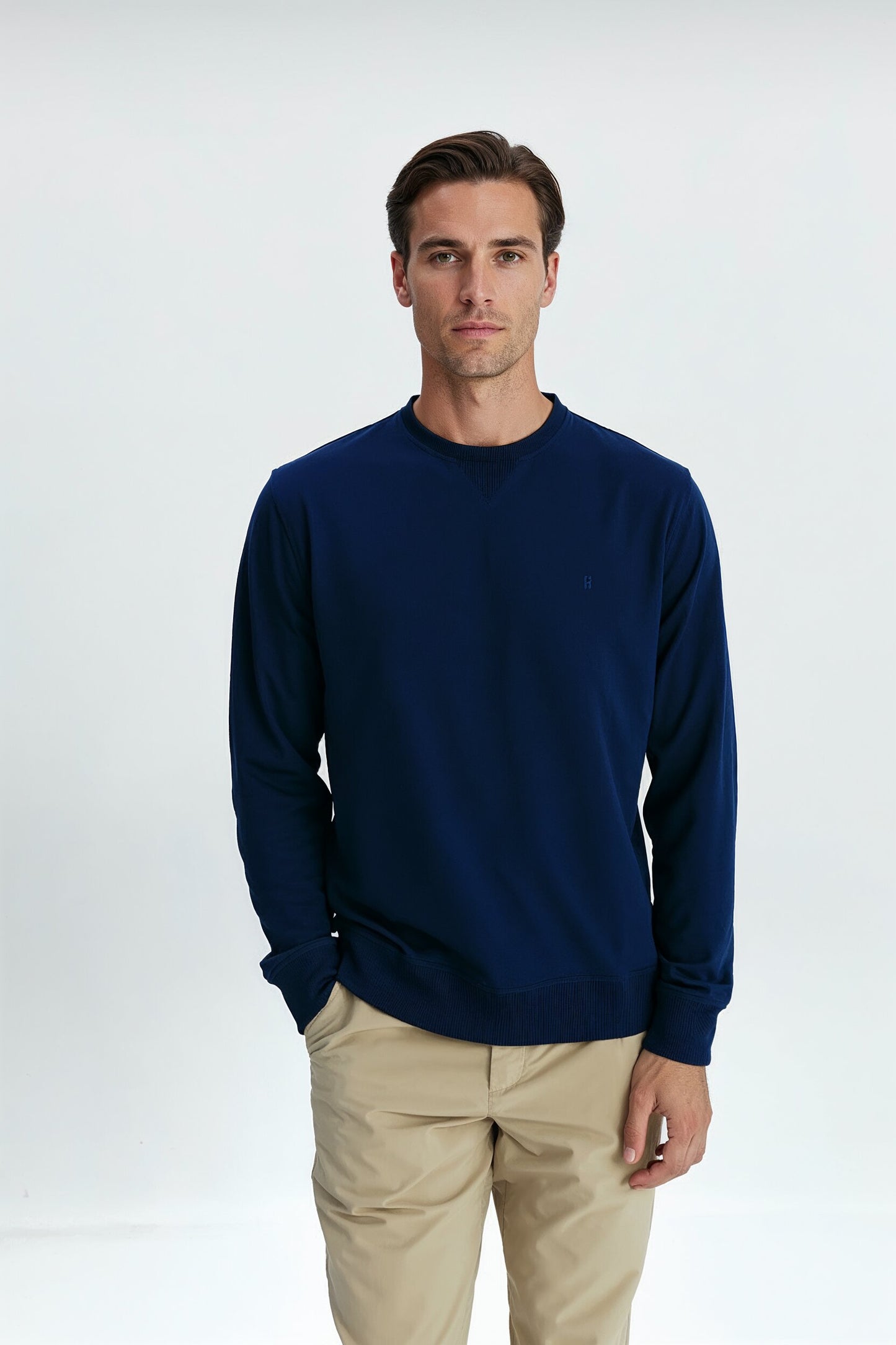 sudadera marino hombre plano medio 