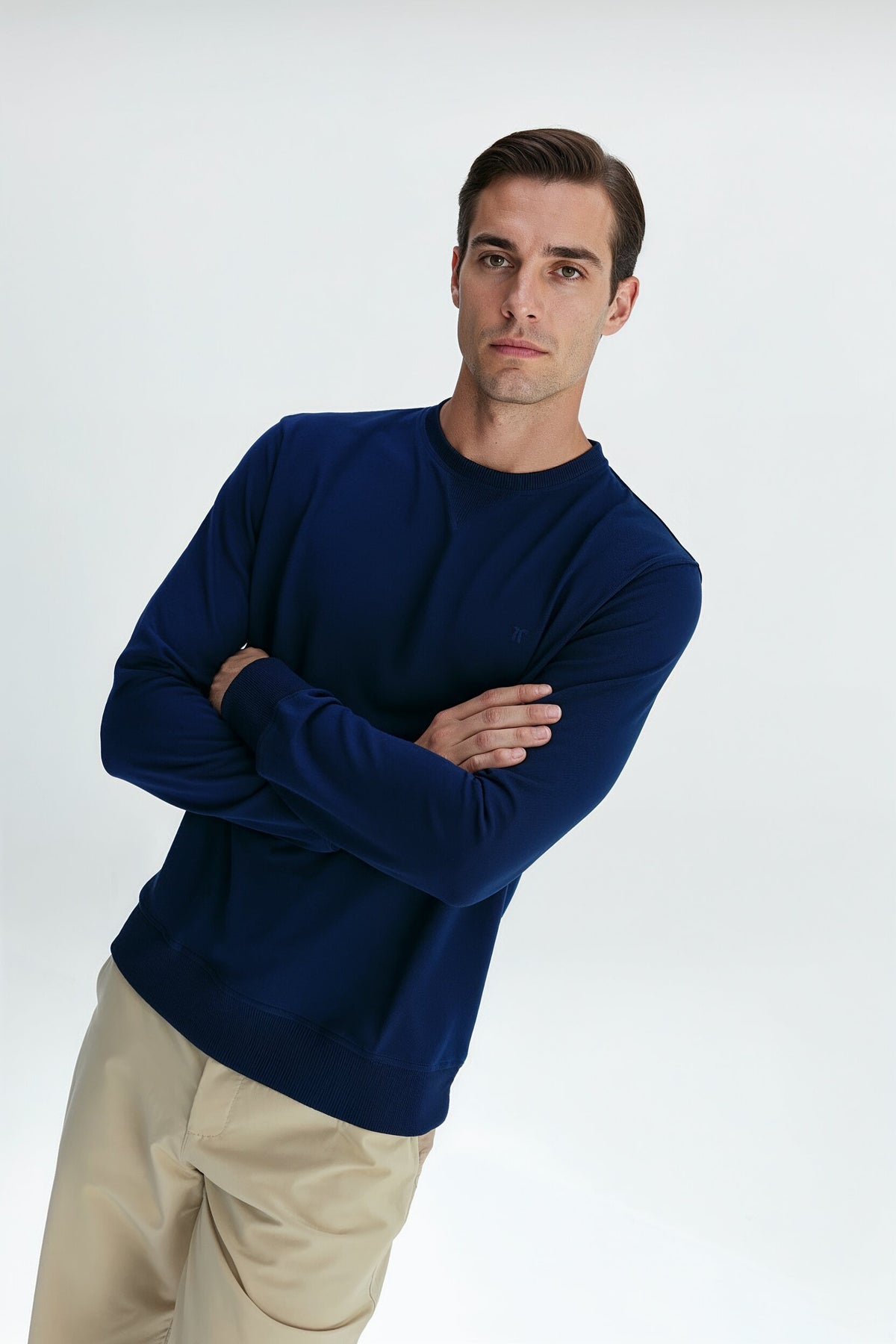 sudadera marino hombre plano medio 