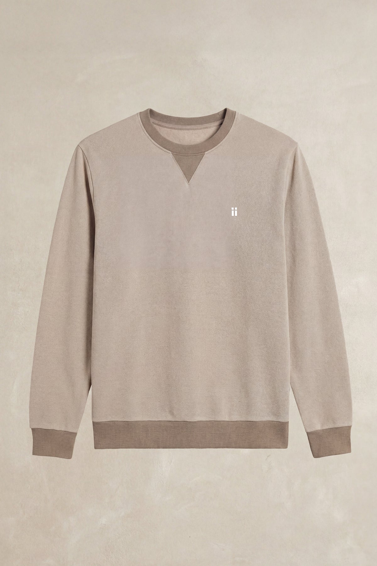 Sudadera mujer beige