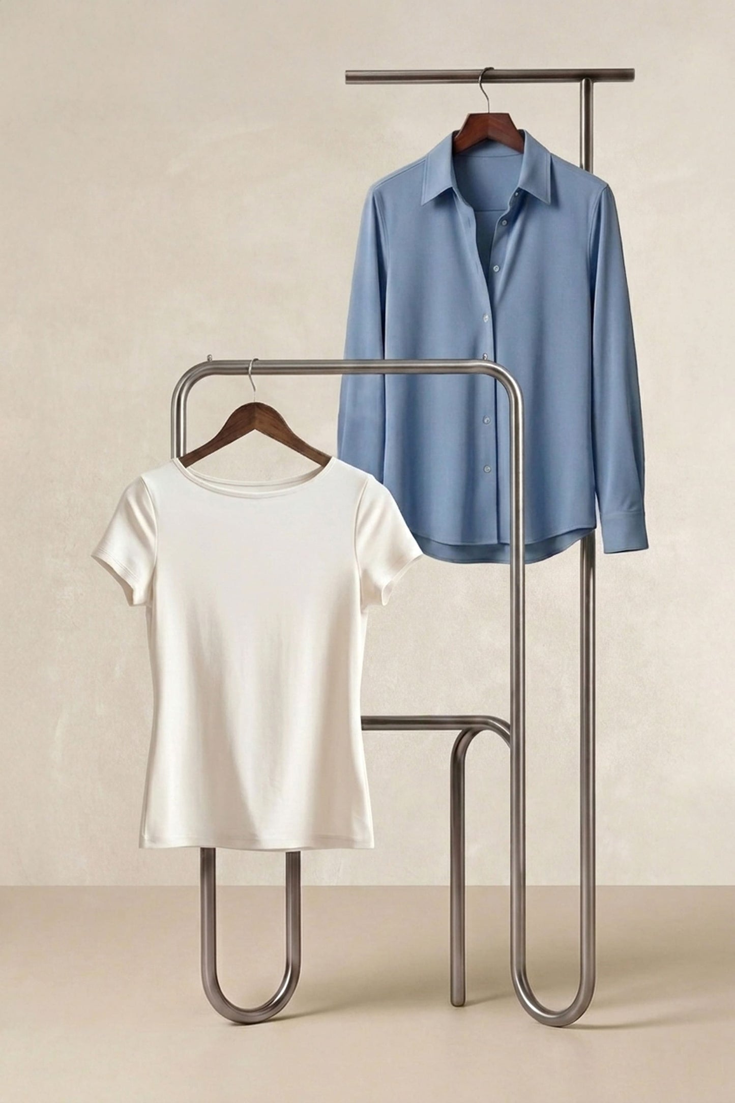 Pacote Camisa Casual Feminina + Camiseta